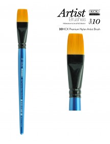 KCK PREMIUM NYLON FLAT BRUSH - BR 568F #10
